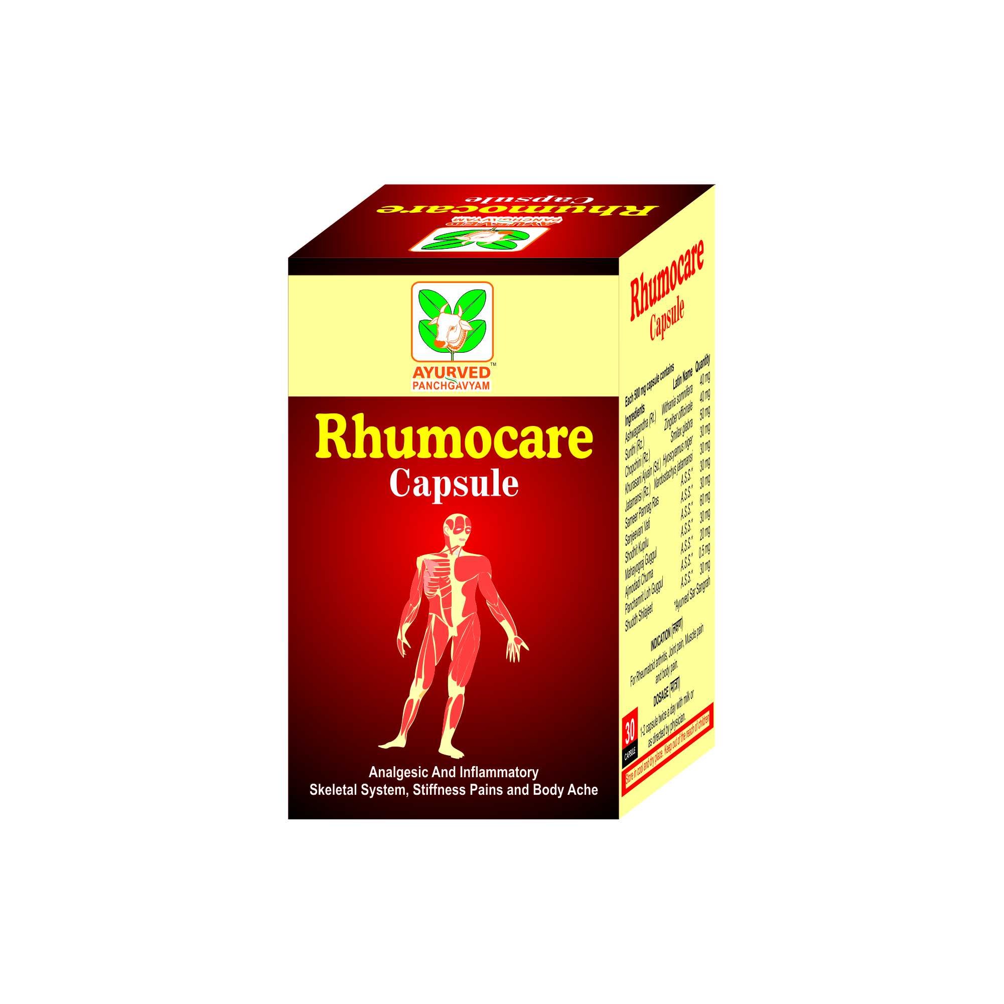 Rhumocare Capsule | Skeletal Disorders | Stiffness Pains